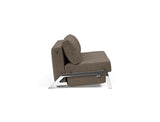 Innovation Living Cubed Queen Size Chrome Legs Sleeper Sofa *Quick Ship*