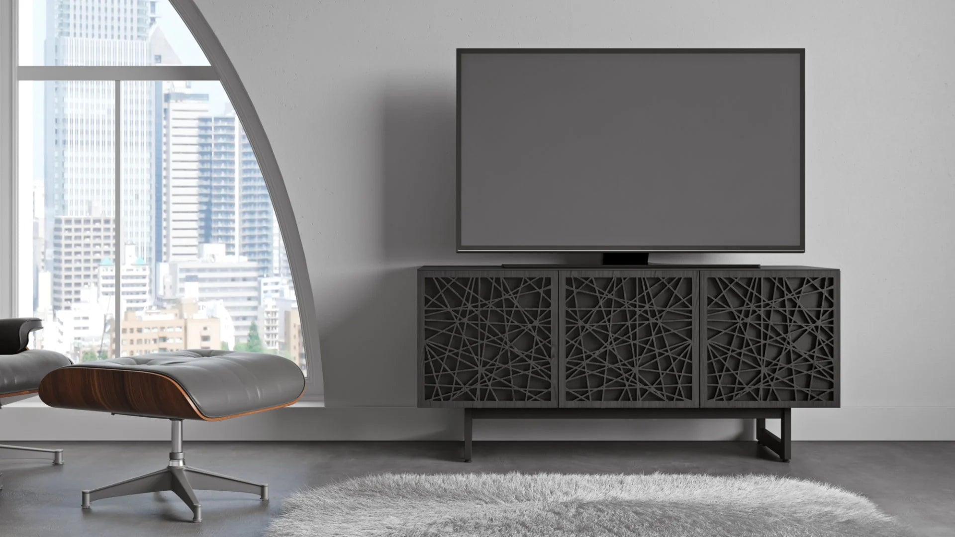 BDI Elements 8777 Ricochet TV Stand | International Design Center
