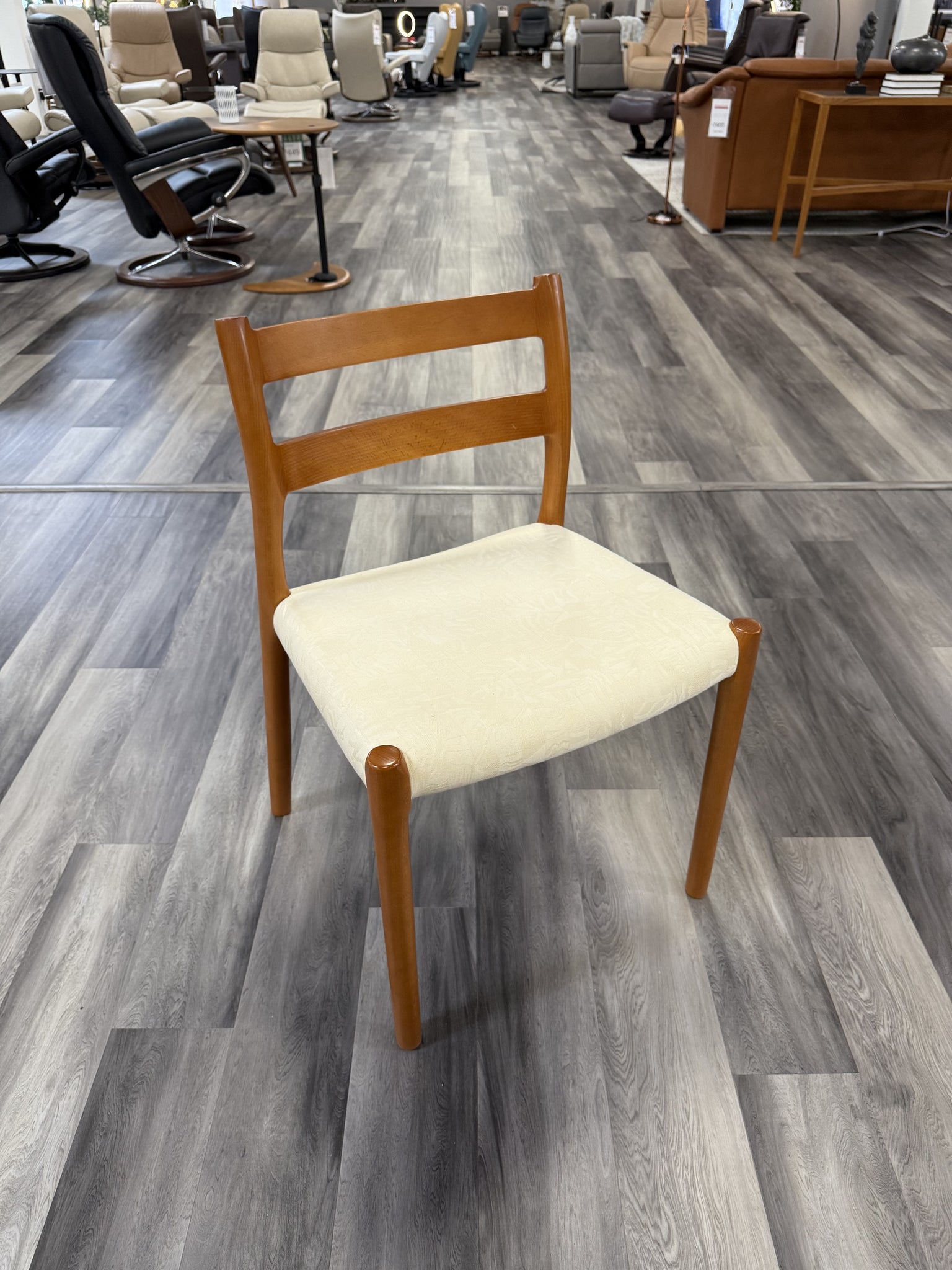 J.L. Moller 84 Dining Chair In Fabric J.L. Moller 84 Dining Chair In Fabric