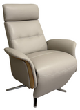IMG 5100 Manual Recliner with Attached Ottoman