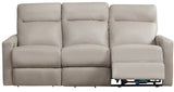 Luxury Leather Metro Reclining Sofa