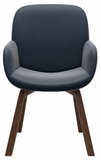 Ekornes Stressless Bay Low Back D200 Dining Chair With Arms *Quick Ship*