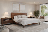 Mobican Noah Queen Bed With Wood Headboard