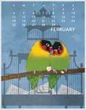 Package: 2024 Linnea 11 x 14" Poster Calendar &  5 x 7" Desktop Calendar Artwork From Johanna Riley