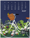 2024 Linnea 5 x 7" Desktop Calendar Artwork From Johanna Riley