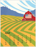 2024 Linnea 11 x 14" Poster Calendar Artwork From Johanna Riley