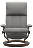 Ekornes Stressless Admiral Medium Classic Power Recliner With Ottoman