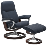 Ekornes Stressless Consul Large Signature Recliner with Ottoman