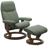 Ekornes Stressless Consul Large Classic Recliner with Ottoman