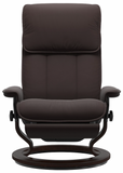 Ekornes Stressless Admiral Medium Classic Power Recliner With Ottoman