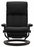Ekornes Stressless Admiral Medium Classic Power Recliner With Ottoman