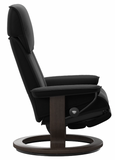 Ekornes Stressless Admiral Medium Classic Power Recliner With Ottoman