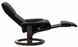 Ekornes Stressless Admiral Medium Classic Power Recliner With Ottoman