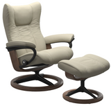Ekornes Stressless Wing Medium Signature Matte Black *Quick Ship*