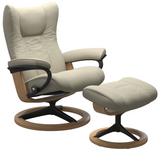 Ekornes Stressless Wing Medium Signature Matte Black *Quick Ship*