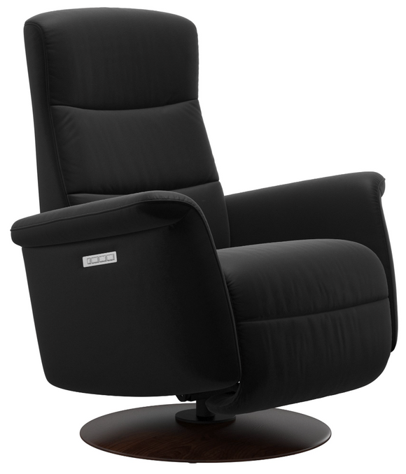 Ekornes Stressless Mike Large Power Wood Recliner *Quick Ship*