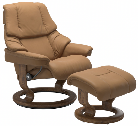 Ekornes Stressless Reno Medium Classic Old Sit Recliner with 