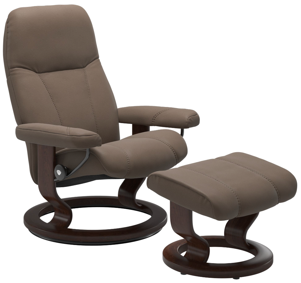 マサオカン　送料込　EKORNES　Stressles® Consul　B Ekornes Stressless Consul Large Classic Batick *Quick Ship
