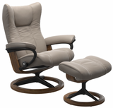 Ekornes Stressless Wing Medium Signature Matte Black *Quick Ship*
