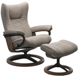Ekornes Stressless Wing Medium Signature Matte Black *Quick Ship*