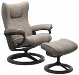 Ekornes Stressless Wing Medium Signature Matte Black *Quick Ship*
