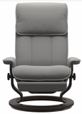 Ekornes Stressless Admiral Medium Classic Power Recliner With Ottoman