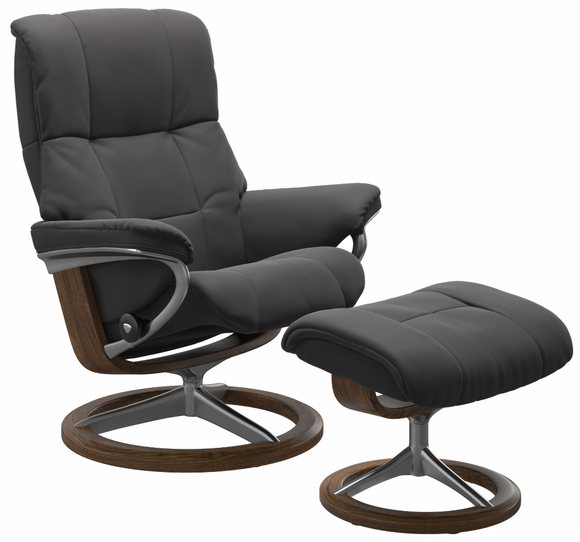 Ekornes Stressless Mayfair Medium Signature Recliner with Ottoman Ekornes Stressless Mayfair Medium Signature Recliner with Ottoman
