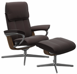 Ekornes Stressless Admiral Large Cross Recliner with Ottoman