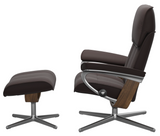 Ekornes Stressless Admiral Large Cross Recliner with Ottoman