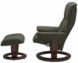 Ekornes Stressless Mayfair Medium Classic Recliner with Ottoman