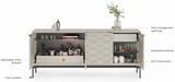 BDI Ripple 7629 Storage Credenza *Quick Ship*