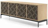 BDI Elements 8709 Weave Media + Storage Console *Quick Ship*