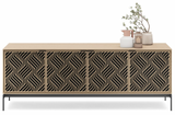 BDI Elements 8709 Weave Media + Storage Console *Quick Ship*