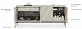BDI Mesa 7639 Storage Credenza *Quick Ship*