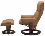 Ekornes Stressless Mayfair Large Classic Recliner with Ottoman