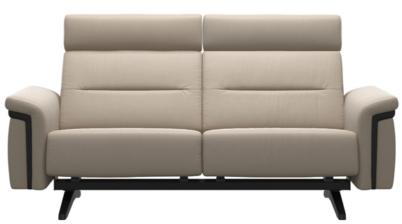 Ekornes Stressless Stella Reclining 2 Seat Sofa with 2 Headrests