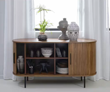 Unique Furniture Nola 4623 Smoked Oak Sideboard