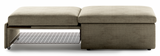Luonto Otto Cot Size Ottoman Sleeper Limited Edition In Cremona 24 Fabric *Quick Ship*