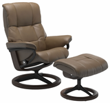 Ekornes Stressless Mayfair Small Signature Matte Black Velaro Leather *Quick Ship*