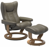 Ekornes Stressless Wing Large Classic Velaro Leather *Quick Ship*