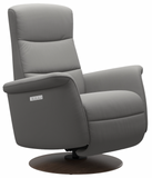 Ekornes Stressless Mike Large Power Wood Recliner *Quick Ship*