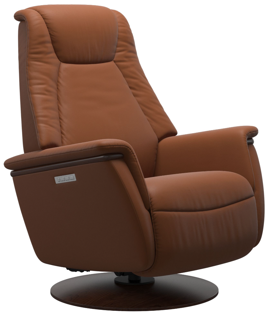 Ekornes Stressless Max Small Power Wood Recliner *Quick Ship