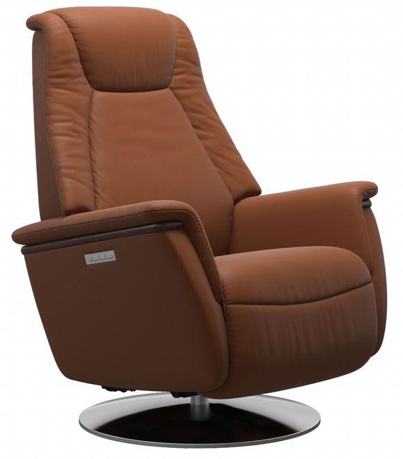 Ekornes Stressless Max Large Power Steel Recliner *Quick Ship*