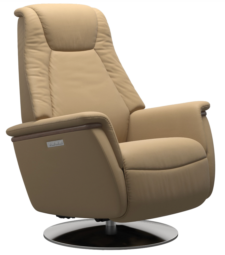 Ekornes Stressless Max Medium Power Steel Recliner *Quick Ship