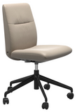 Ekornes Stressless Mint Low Back Armless Office Chair *Quick Ship*
