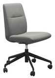Ekornes Stressless Mint Low Back Armless Office Chair *Quick Ship*