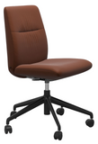 Ekornes Stressless Mint Low Back Armless Office Chair *Quick Ship*