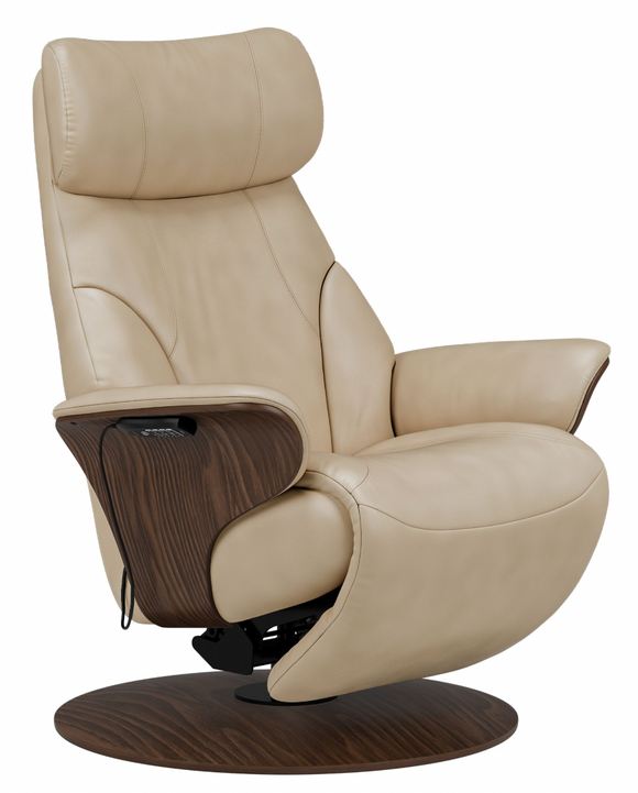 Ekornes Stressless Adam Medium Power Wood Recliner