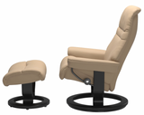 Ekornes Stressless Sunrise Large Classic Old Sit Recliner with Ottoman