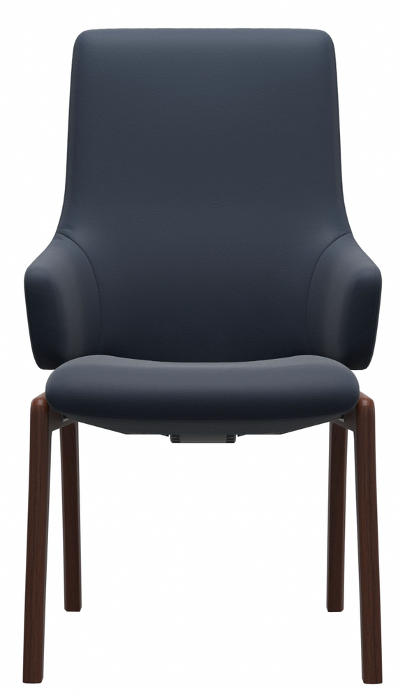 Ekornes Stressless Laurel High Back D100 Dining Chair With Arms *Quick Ship*